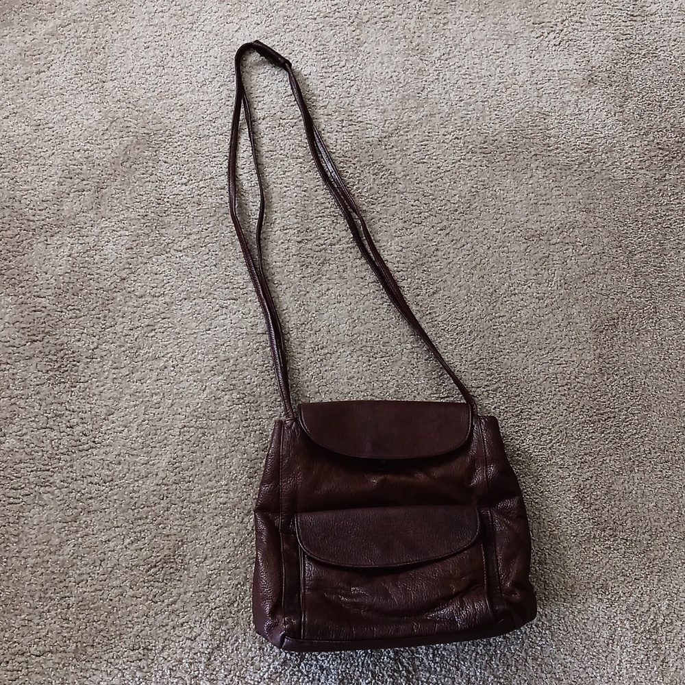 Wilson's Brown Pebble Leather Purse - Picture 8 of 8